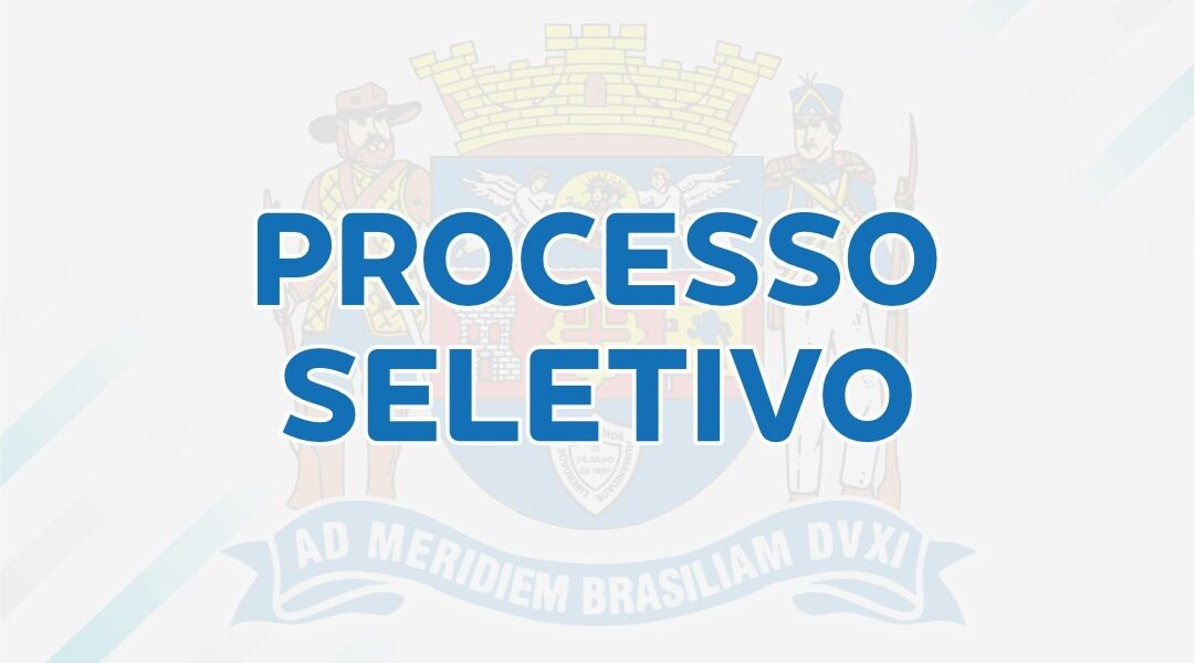 Prefeitura Abre Processo Seletivo Para Diversas Reas Prefeitura De