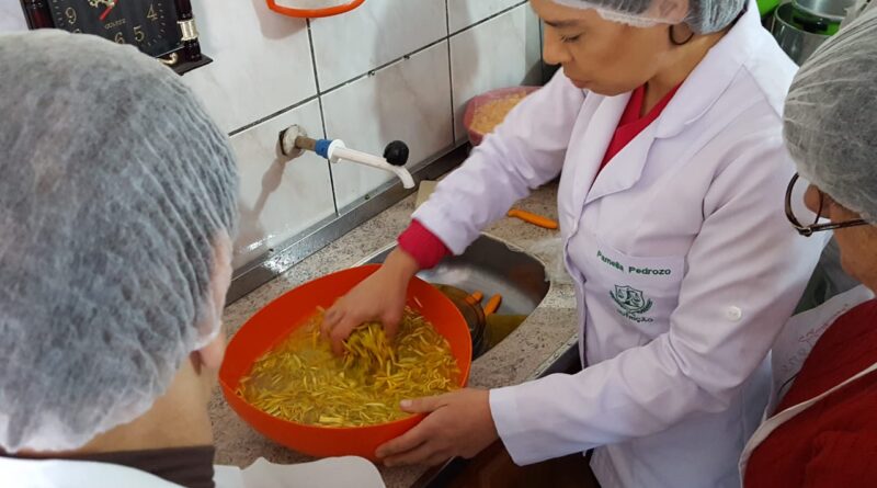 O curso foi ministrado pela nutricionista e instrutora do SENAR, Pamella Pedrozo.