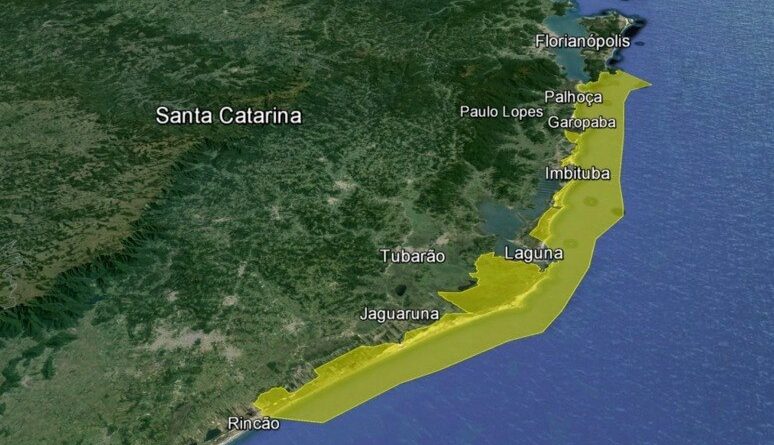 Nove municípios do litoral sul de Santa Catarina pertence à Área de Proteção Ambiental da Baleia Franca