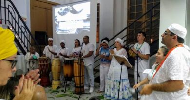 Umbanda de Laguna cantou as melodias dos seus orixás