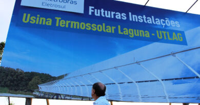 A usina será implantada numa área de 2,8 hectares cedida pela Prefeitura de Laguna.