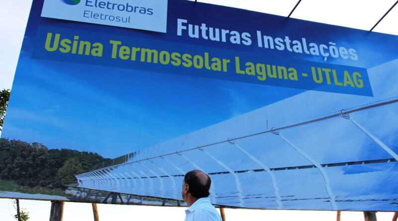 A usina será implantada numa área de 2,8 hectares cedida pela Prefeitura de Laguna.