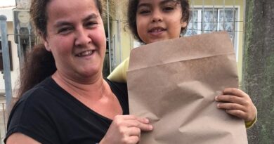 Os motoristas do transporte escolar e os gestores que levam as atividades nas casas dos alunos.