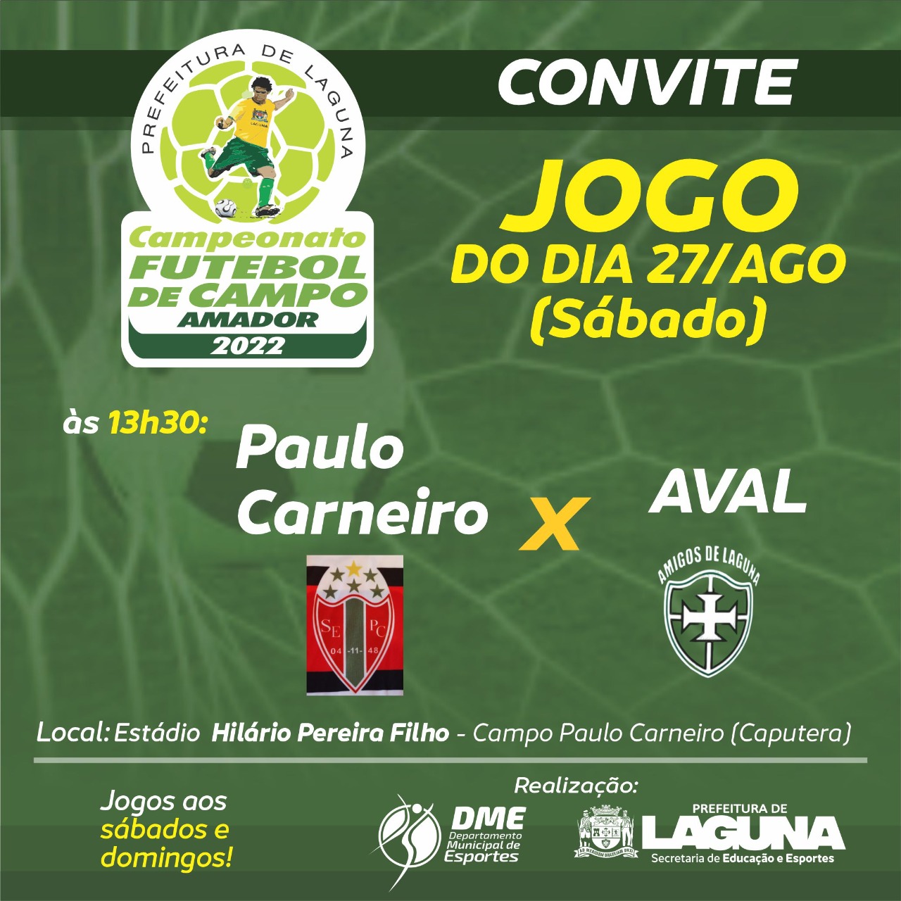 Quinta-feira (25) tem mais jogos do 2° Campeonato Municipal de