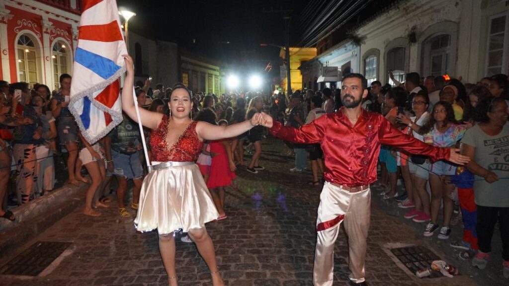 Pré-carnaval no Centro Histórico