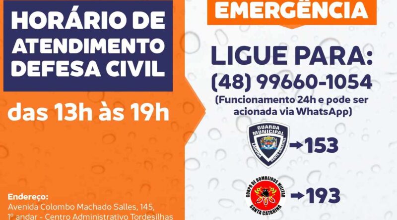 banner defesa civil emergencia