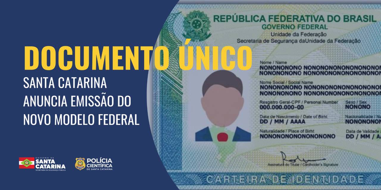 Santa Catarina já emite documento de identidade com número único e