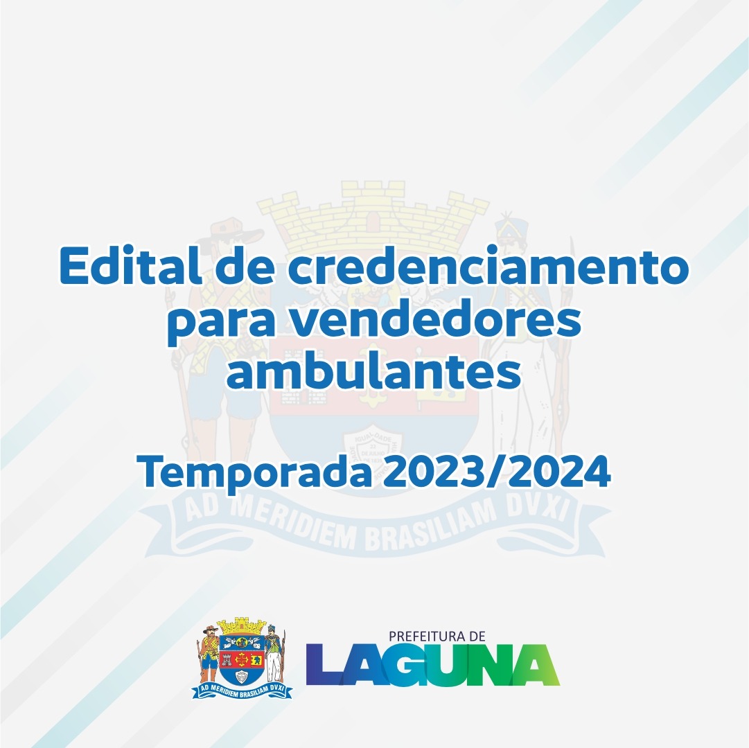 Convocação dos vendedores ambulantes para concessão de