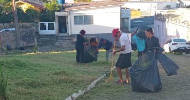 Fundação Irmã Vera realiza serviços de limpeza e roçagem em vias do município