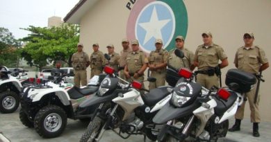 Polícia Militar divulga redução de índices criminais, em Laguna
