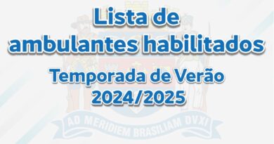 Edital Verão 24/25: lista de ambulantes habilitados